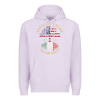 Lilac american grown italian roots italy flag vintage tree Premium Hoodie - linhVisuals
