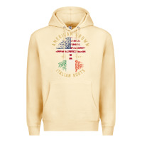 Pina Colada american grown italian roots italy flag vintage tree Premium Hoodie - linhVisuals