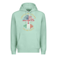 Seafoam american grown italian roots italy flag vintage tree Premium Hoodie - linhVisuals