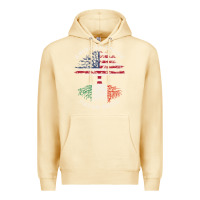 Pina Colada american grown italian roots usa italy flag tree Premium Hoodie - linhVisuals