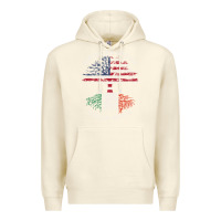 Sandshell american grown italian roots usa italy flag tree Premium Hoodie - linhVisuals