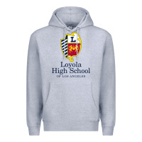 Heather Grey loyola high school los angeles Premium Hoodie - linhVisuals