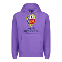 Purple loyola high school los angeles Premium Hoodie - linhVisuals