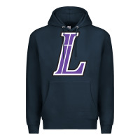 Navy lutheran high school Premium Hoodie - linhVisuals