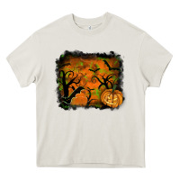 Cream halloween backround Heavy Core Tee - RanaPortraitStore