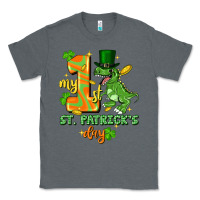 Charcoal Heather my first st. patricks day Classic Tee - FaDigitalArtStudio