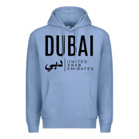 Colony Blue dubai united arab emirates Premium Hoodie - linhVisuals