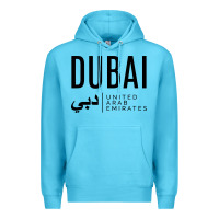 Ocean Blue dubai united arab emirates Premium Hoodie - linhVisuals