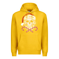Lemon bah humbug skull santa hat christmas funny quote Premium Hoodie - linhVisuals