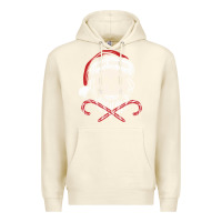 Sandshell bah humbug skull santa hat christmas funny quote Premium Hoodie - linhVisuals