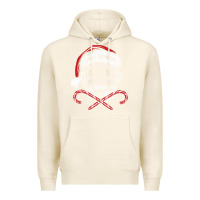 Tofu bah humbug skull santa hat christmas funny quote Premium Hoodie - linhVisuals