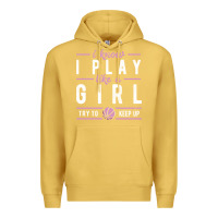 Antique Gold basketball gifts for girls i know i play like a girl try to keep up in Premium Hoodie - linhVisuals