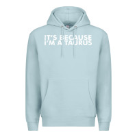 Blue Mist because i'm a taurus zodiac sign funny horoscope humor gifts Premium Hoodie - linhVisuals