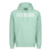 Seafoam because i'm a taurus zodiac sign funny horoscope humor gifts Premium Hoodie - linhVisuals