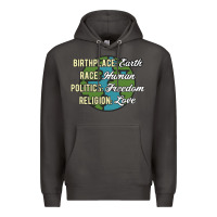 Smoke birthplace earth race human politics freedom religion love equality al Premium Hoodie - linhVisuals