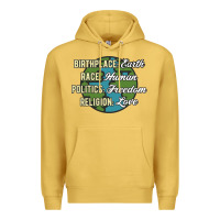 Antique Gold birthplace earth race human politics freedom religion love equality al Premium Hoodie - linhVisuals