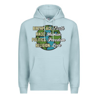 Blue Mist birthplace earth race human politics freedom religion love equality al Premium Hoodie - linhVisuals