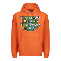 Carrot birthplace earth race human politics freedom religion love equality al Premium Hoodie - linhVisuals