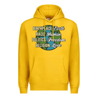 Lemon birthplace earth race human politics freedom religion love equality al Premium Hoodie - linhVisuals