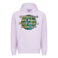 Lilac birthplace earth race human politics freedom religion love equality al Premium Hoodie - linhVisuals