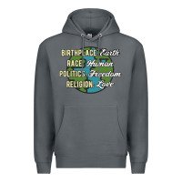 Rock birthplace earth race human politics freedom religion love equality al Premium Hoodie - linhVisuals