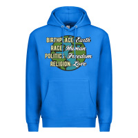 True Royal birthplace earth race human politics freedom religion love equality al Premium Hoodie - linhVisuals