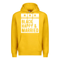 Lemon black happy & married funny wedding gifts Premium Hoodie - linhVisuals