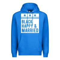 True Royal black happy & married funny wedding gifts Premium Hoodie - linhVisuals