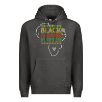 Charcoal Heather black teacher matters african american pride dashiki black history mon Premium Hoodie - linhVisuals