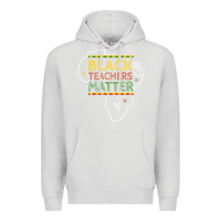 Dove Grey black teacher matters african american pride dashiki black history mon Premium Hoodie - linhVisuals