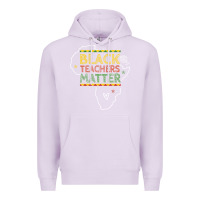Lilac black teacher matters african american pride dashiki black history mon Premium Hoodie - linhVisuals