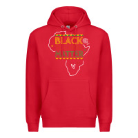 Red black teacher matters african american pride dashiki black history mon Premium Hoodie - linhVisuals