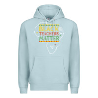Blue Mist black teacher matters african american pride dashiki black history mon Premium Hoodie - linhVisuals