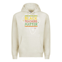 Oatmeal Heather black teacher matters african american pride dashiki black history mon Premium Hoodie - linhVisuals