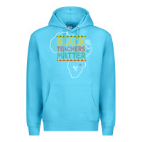 Ocean Blue black teacher matters african american pride dashiki black history mon Premium Hoodie - linhVisuals