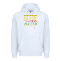 White black teacher matters african american pride dashiki black history mon Premium Hoodie - linhVisuals
