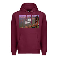 Burgundy f u l l h o u s e Premium Hoodie - linhVisuals