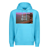 Ocean Blue f u l l h o u s e Premium Hoodie - linhVisuals