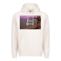 Pale Pink f u l l h o u s e Premium Hoodie - linhVisuals