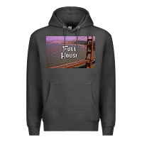 Charcoal Heather f u l l h o u s e Premium Hoodie - linhVisuals