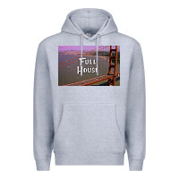 Heather Grey f u l l h o u s e Premium Hoodie - linhVisuals