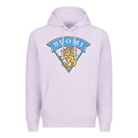 Lilac faded style suomi finland lion design Premium Hoodie - linhVisuals