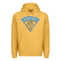 Mustard faded style suomi finland lion design Premium Hoodie - linhVisuals