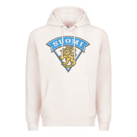 Pale Pink faded style suomi finland lion design Premium Hoodie - linhVisuals