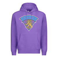 Purple faded style suomi finland lion design Premium Hoodie - linhVisuals
