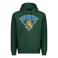 Sports Green faded style suomi finland lion design Premium Hoodie - linhVisuals