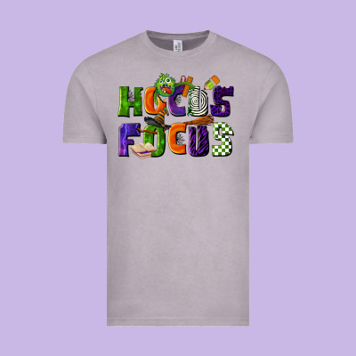 Hocus Focus Teacher Halloween Vintage Tee Designed By Lillyallendesigns