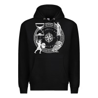 Black the four stoic virtues   stoicism Premium Hoodie - linhVisuals