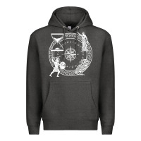 Charcoal Heather the four stoic virtues   stoicism Premium Hoodie - linhVisuals