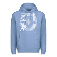 Colony Blue the four stoic virtues   stoicism Premium Hoodie - linhVisuals